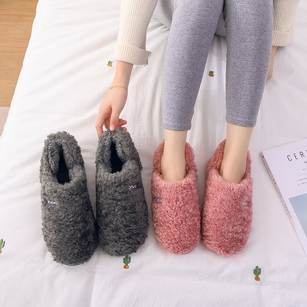 Зимни домашни пантофи с топла подплата