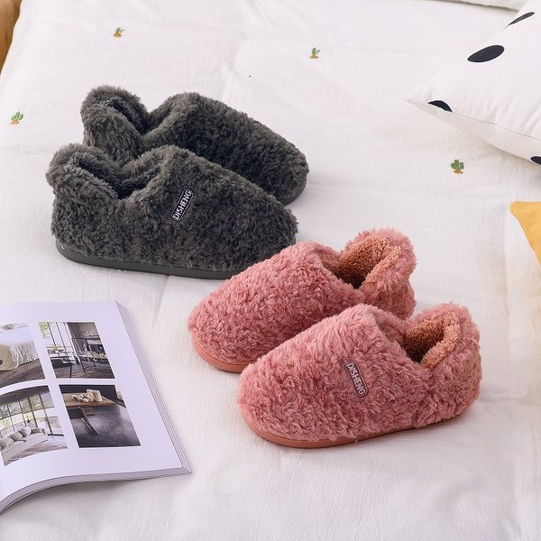 Зимни домашни пантофи с топла подплата