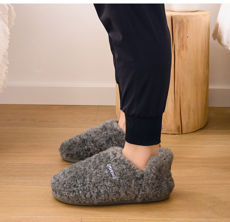 Зимни домашни пантофи с топла подплата