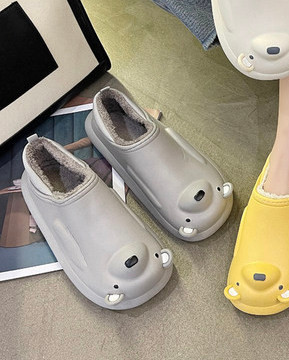 Гумени пантофи с топла подплата