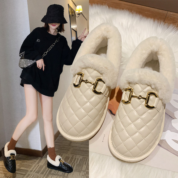 Дамски пантофи от еко кожа-два модела