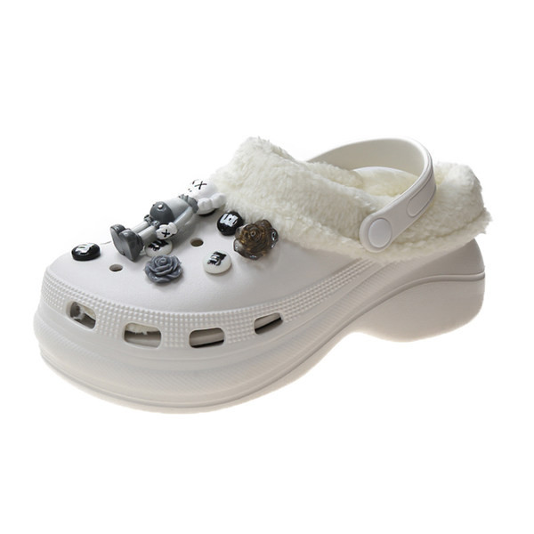 Домашни гумени пантофи с топла подплата