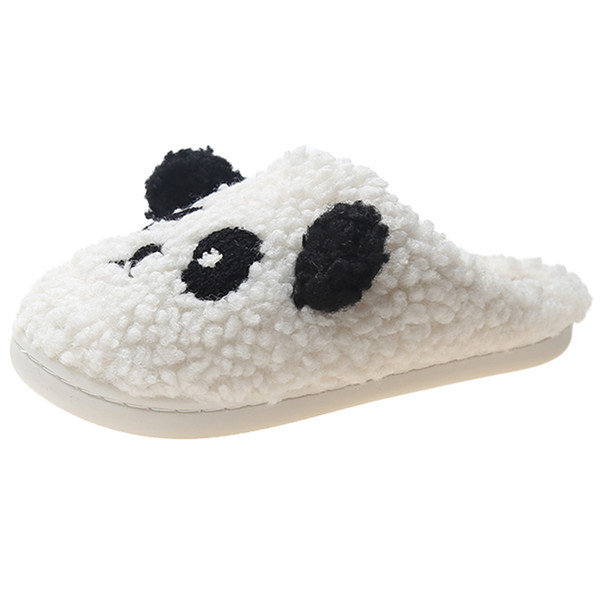 Дамски пантофи с пух и 3D елемент