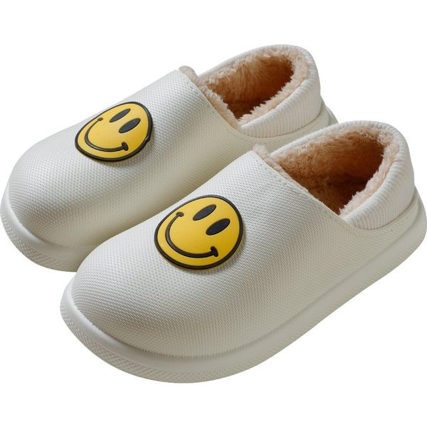 Домашни пантофи с апликация в топла подплата