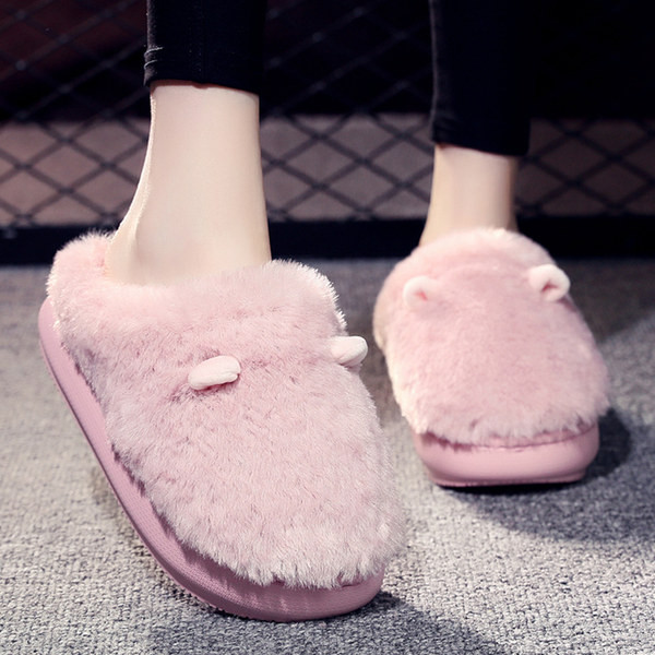 Домашни чехли с 3D елемент - няколко цвята