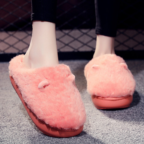 Домашни чехли с 3D елемент - няколко цвята