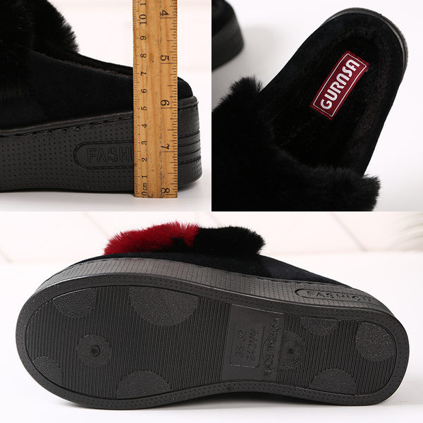 Дамски пухени чехли - два  модела