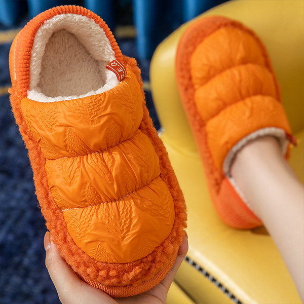 Текстилни топли пантофи за жени