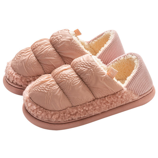 Текстилни топли пантофи за жени