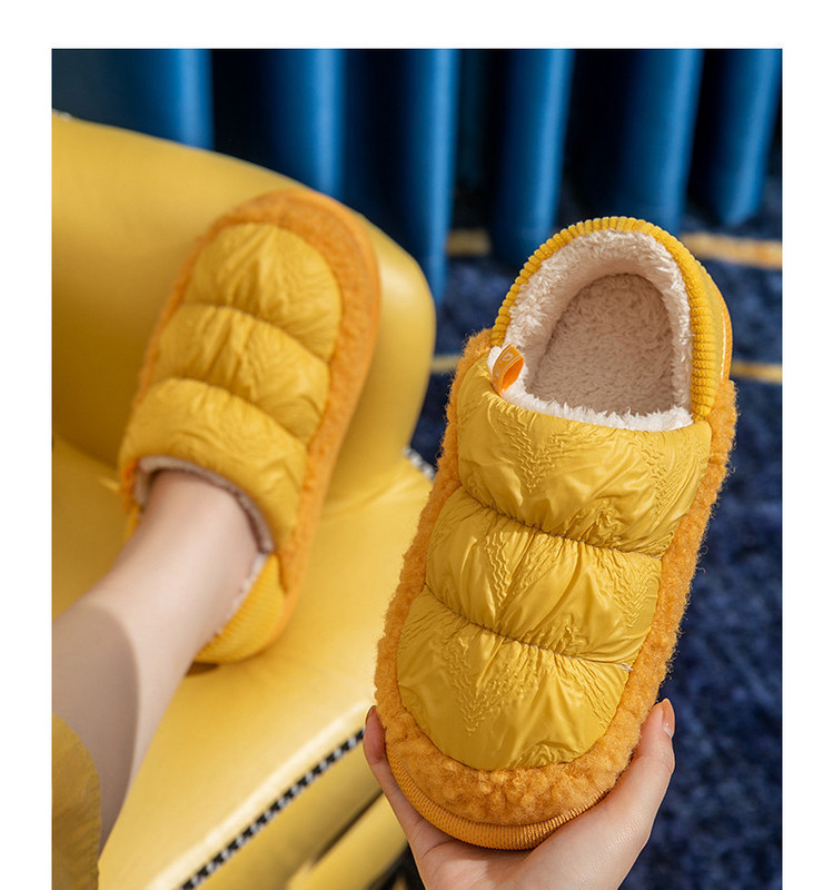 Текстилни топли пантофи за жени