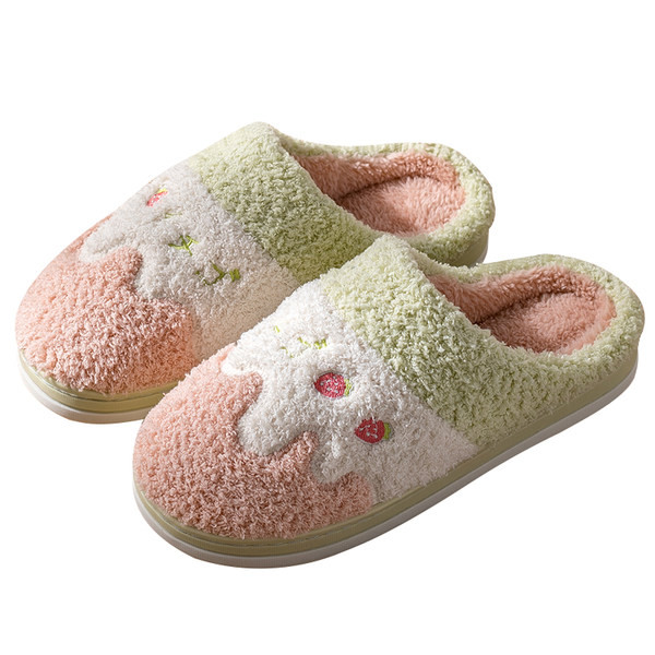 Дамски чехли с апликация в няколко цвята