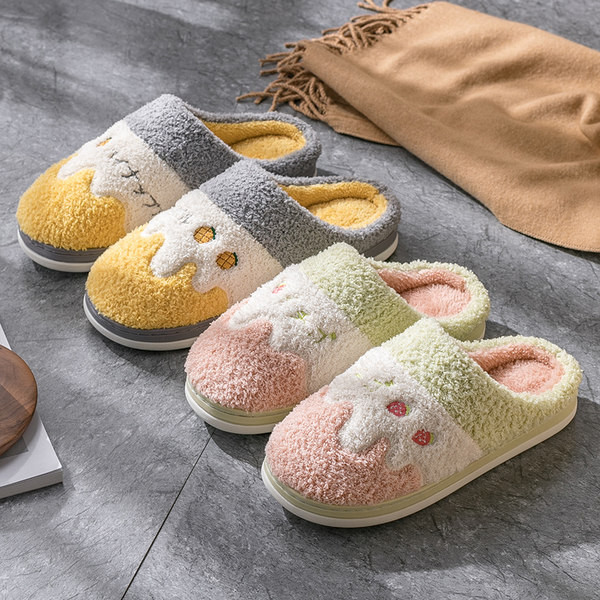 Дамски чехли с апликация в няколко цвята