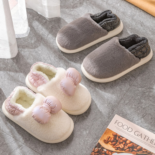 Дамски пантофи с панделки 