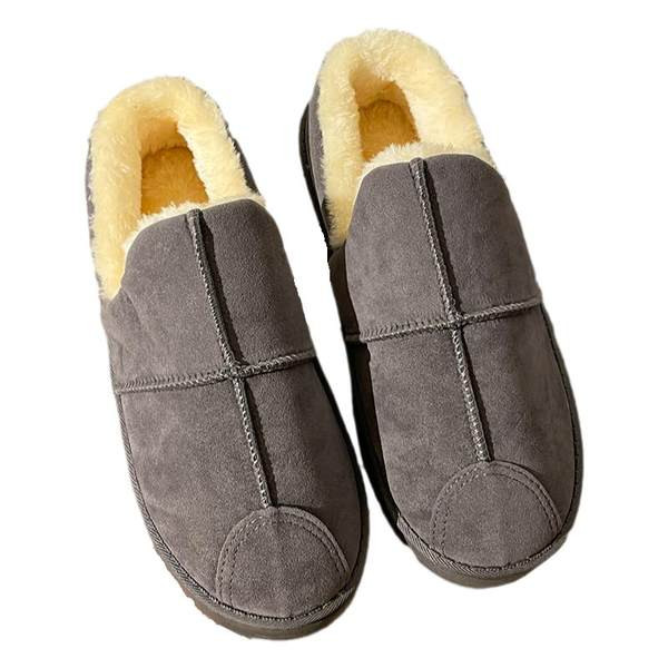 Дамски зимни пантофи с пухена подплата