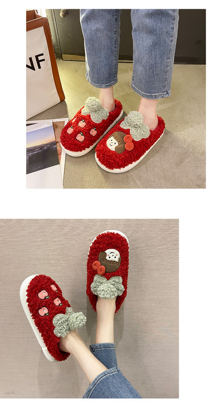 Ženske papuče s trakom i aplikacijom