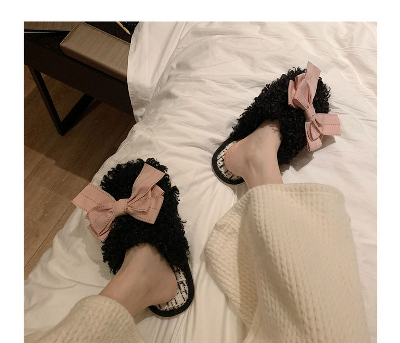 Domaće ženske papuče sa trakom u više boja