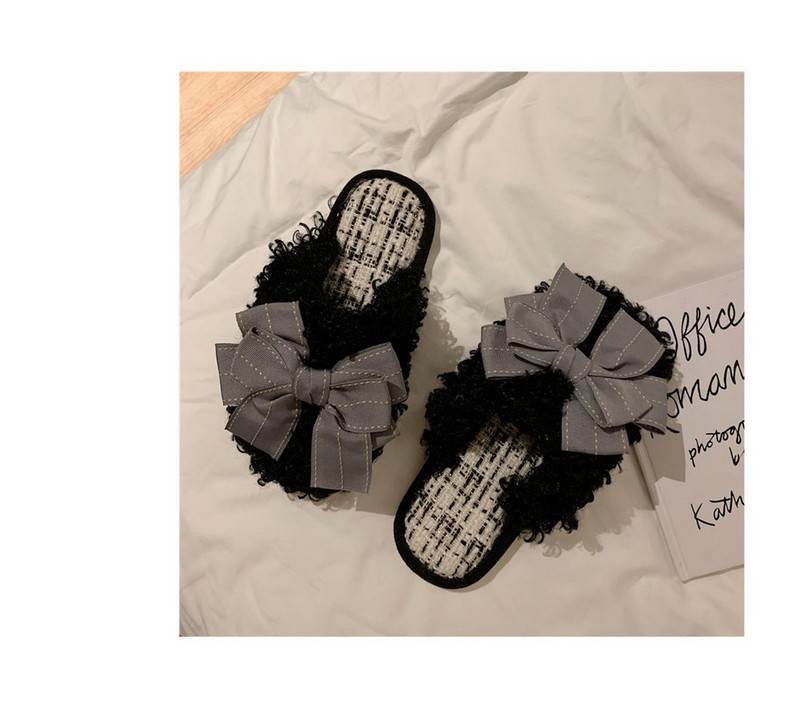 Domaće ženske papuče sa trakom u više boja