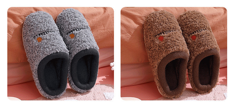 Ženske papuče s vezom jednobojnog uzorka