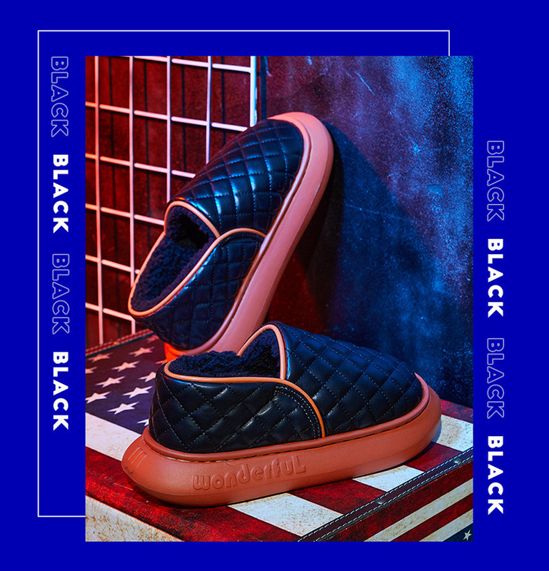 Moderne ženske kožne papuče s debelim đonom