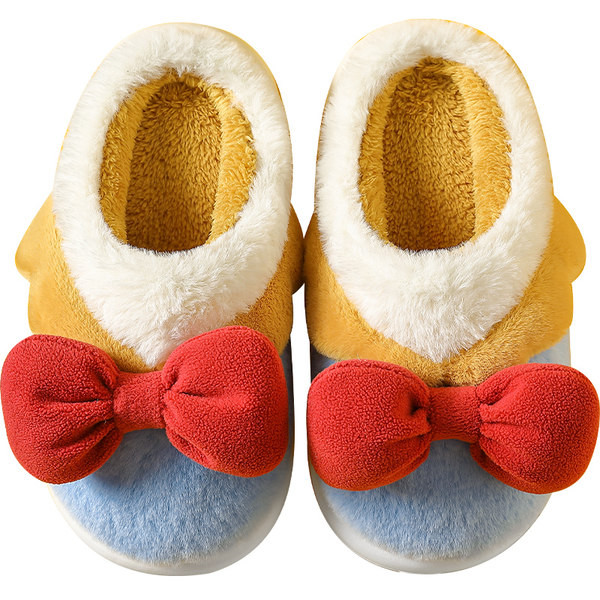 Ženske papuče s toplom postavom i trakom