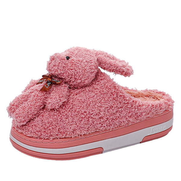 Kućne papuče s 3D elementom zeca