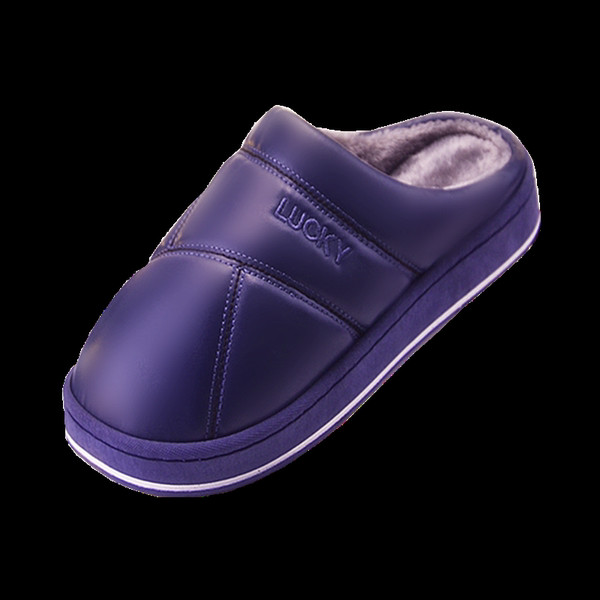 Kućne papuče od eko kože sa toplom postavom