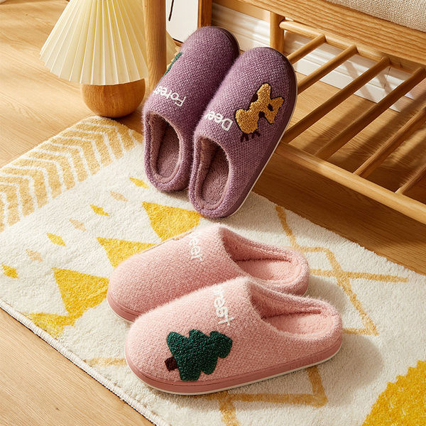 Kućne papuče sa vezom - u više boja