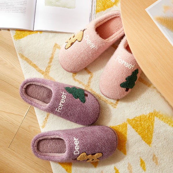 Kućne papuče sa vezom - u više boja