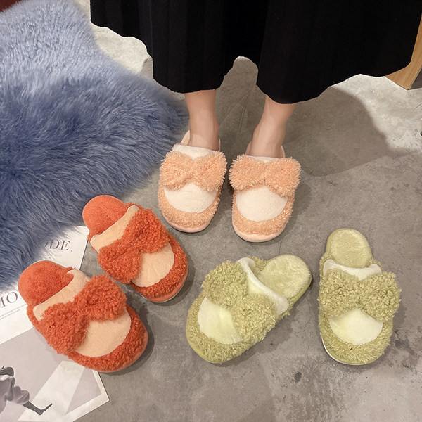 Ženske moderne kućne papuče s trakom