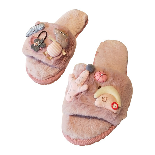 Стилни дамски пантофи в два модела 