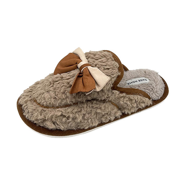 Kućne papuče s trakom i toplom postavom