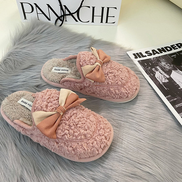 Kućne papuče s trakom i toplom postavom