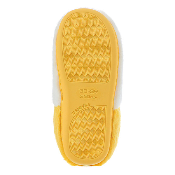 Дамски пухени пантофи с  3D елемент