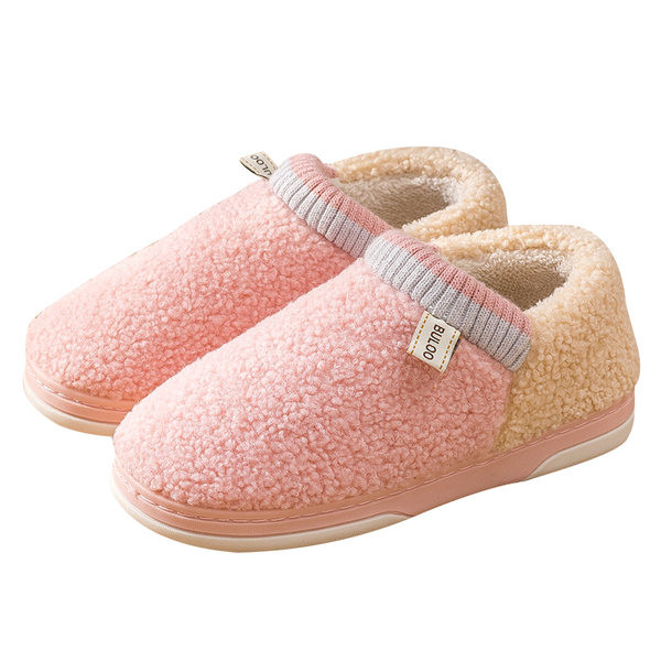 Плюшени пантофи с ластик