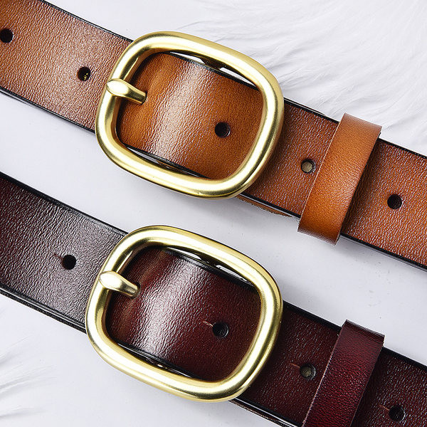 Тънък дамски колан в три цвята