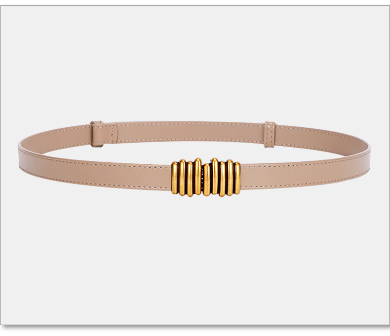 Curea de dama din piele cu decor metalic - mai multe culori