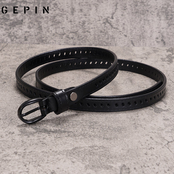 Curea de dama din piele de culoare neagra