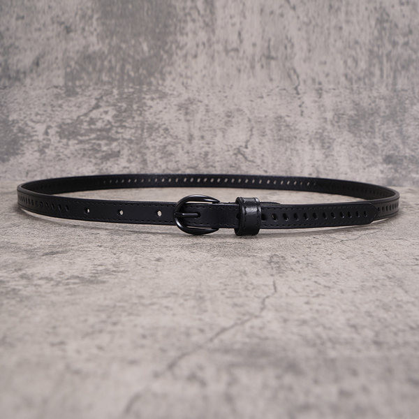 Curea de dama din piele de culoare neagra