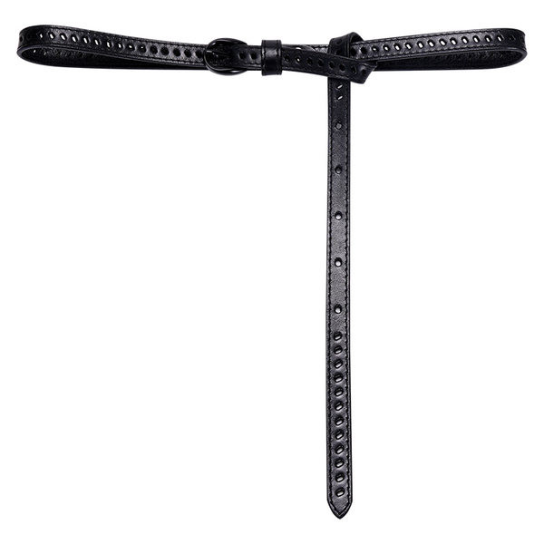 Curea de dama din piele de culoare neagra