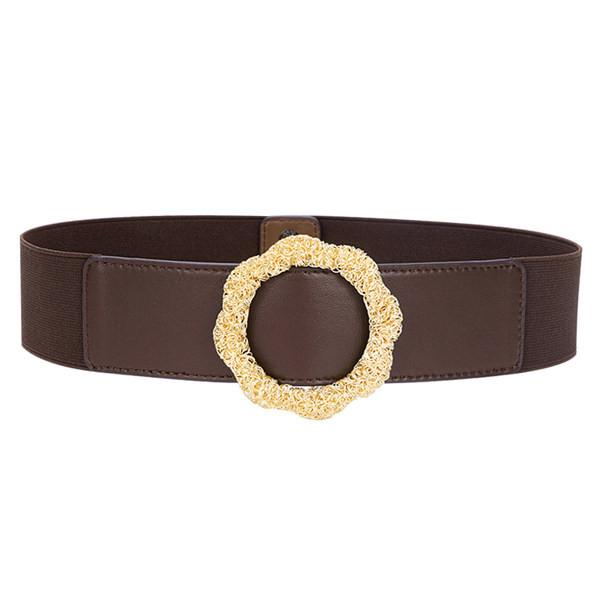 Дамски ластичен колан с метална катарама