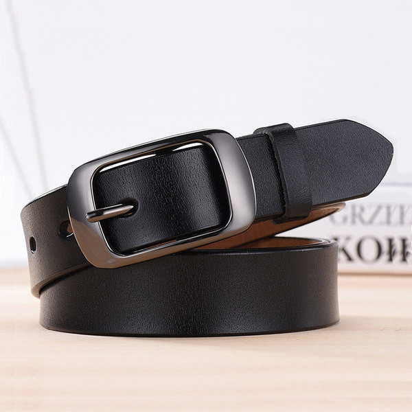 Дамски кожен колан няколко модела и метална катарама 