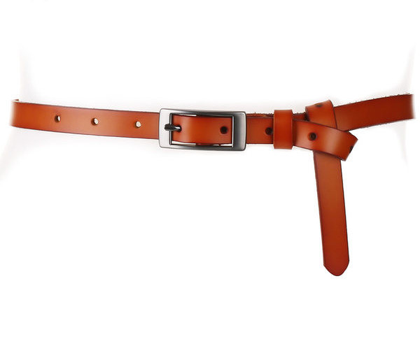 Дамски колан от изкуствена кожа с  метална катарама