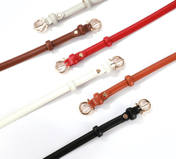 Дамски тънък колан в различни цветове