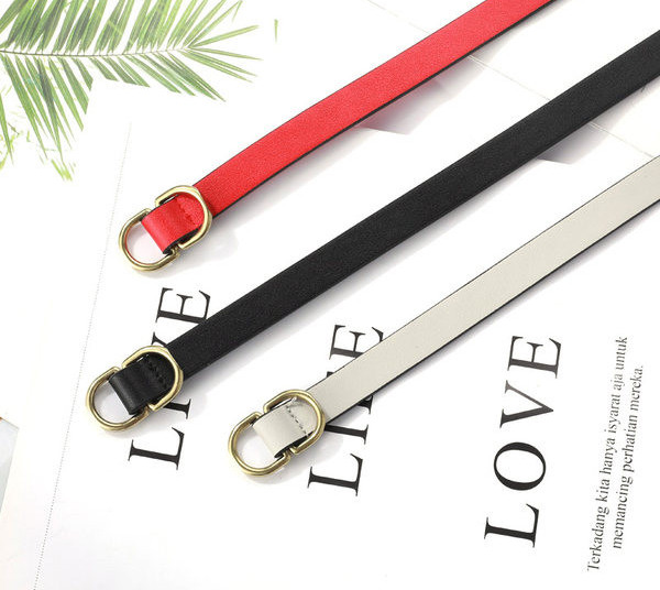 Curea subțire din piele de damă