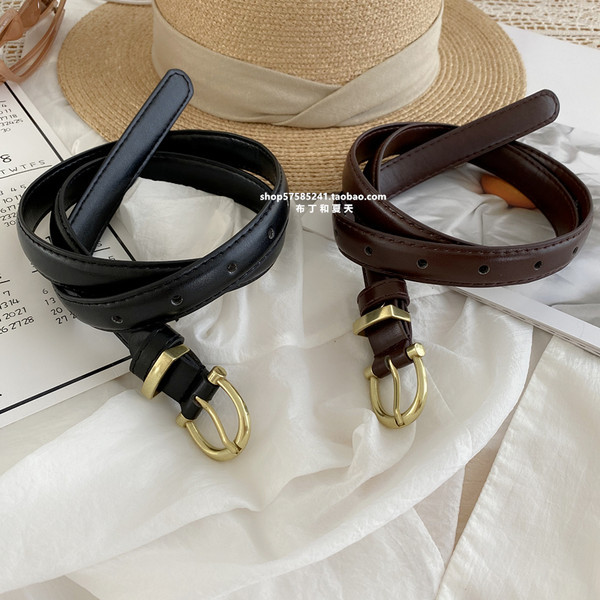 Női öko bőr öv két színben