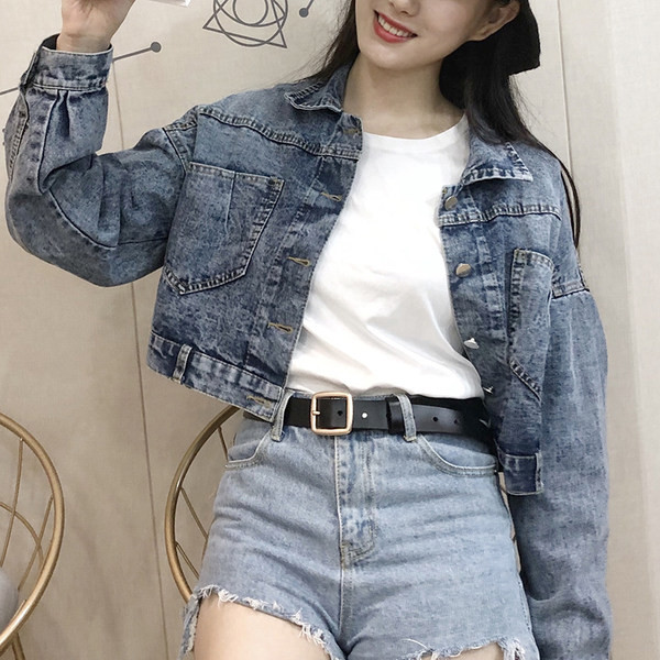 Női bőr öv csattal