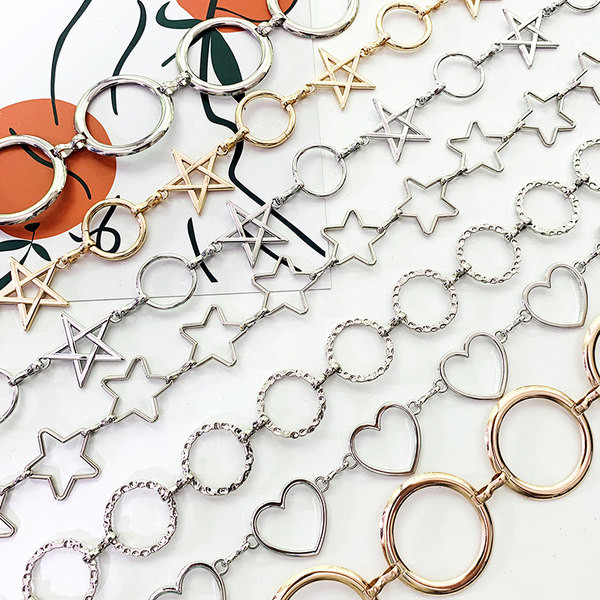 Modern női fém öv - különböző modellek