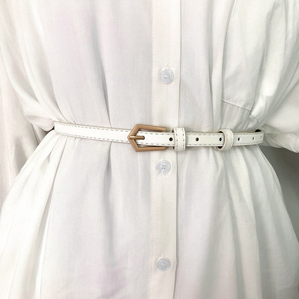 Curea de dama cu catarama metalica in trei culori