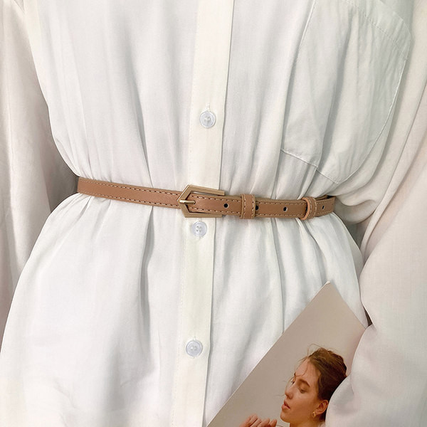 Curea de dama cu catarama metalica in trei culori