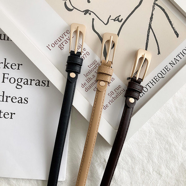 Új modell bőr női öv fekete és barna színben